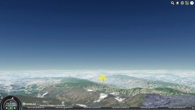 React-Resium-Cesium(3Dmap + terrain + vector graphics like polyline) смотреть онлайн