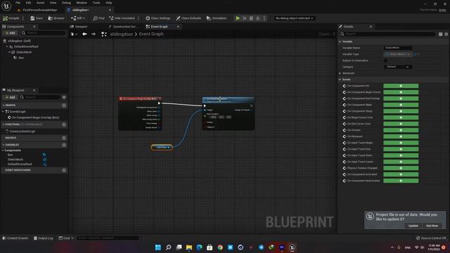 HOW TO CREATE A SLIDING DOOR IN UNREAL ENGINE 5 USING BLUEPRINTS смотреть онлайн