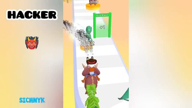 Scary Dinosaur in MONSTER CATCH RUN ? (Gamplay and Walkthrough) смотреть онлайн