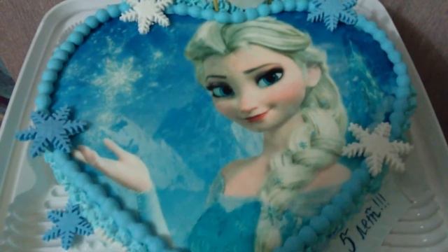 Торт Эльза из М/ф Холодное Сердце смотреть онлайн