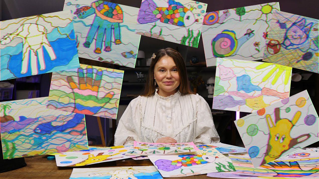 О курсе "Волшебные раскраски". Нейрографика для детей смотреть онлайн