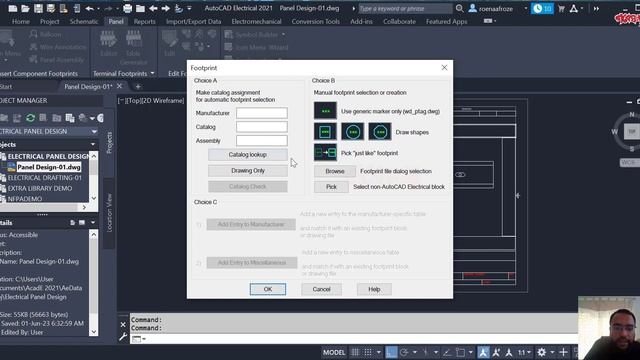AutoCAD Electrical Panel Drawing 2023 I অটোক্যাড ইলেক্ট্রিক্যাল প্যানেল ড্রইং смотреть онлайн