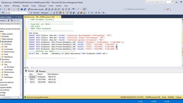 7-Afficher les données d'une table sql server смотреть онлайн