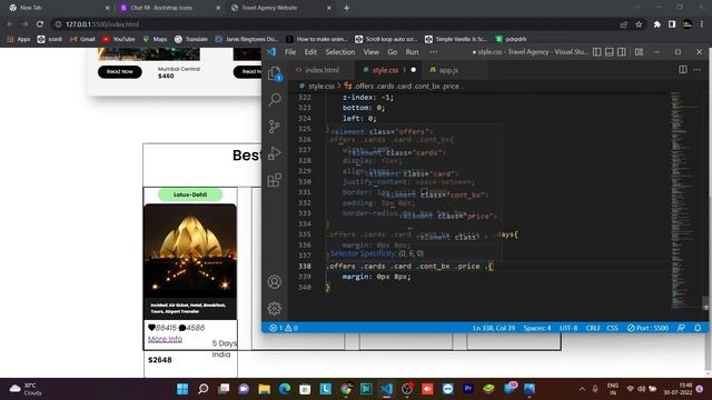 Responsive Tour Travel Agency Website Design Using HTML / CSS / JAVASCRIPT || Step By Step смотреть онлайн