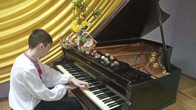 Великодній флешмоб Варіації на тему укр.нар.пісні "Їхав козак за Дунай"Кучук Олексій смотреть онлайн