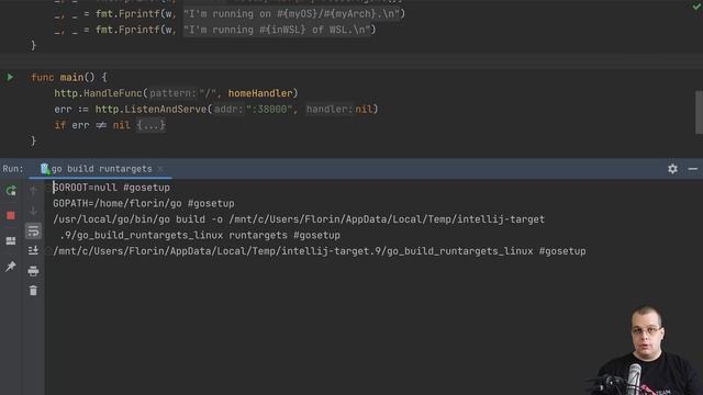 Compile and Run Go Code Using WSL 2 and GoLand 2021.1 смотреть онлайн