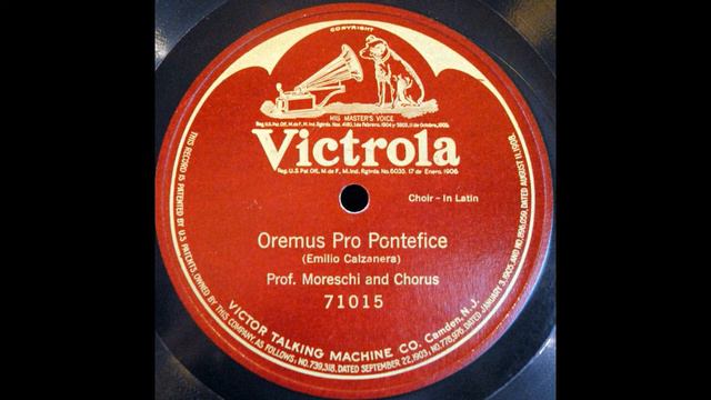 Oremus Pro Pontefice (Moreschi)
