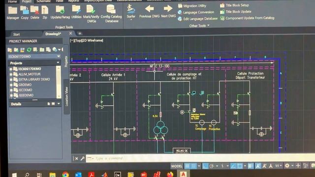 AutoCAD Electrical: Poste de Livraison HTA #autocad #autocadelectrical смотреть онлайн