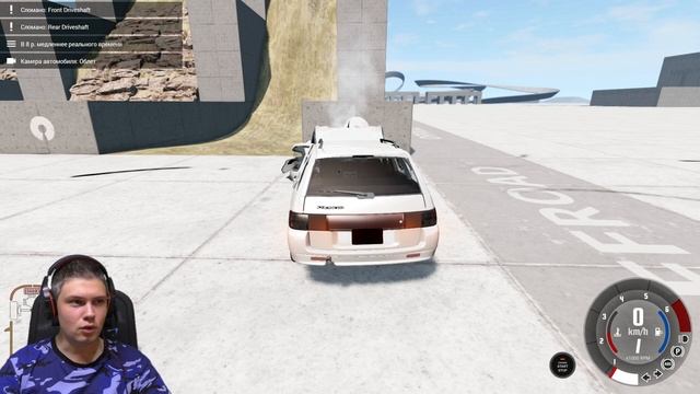 Краш тесты ВАЗ 2111 в BeamNG.drive//Frolov Ncap.