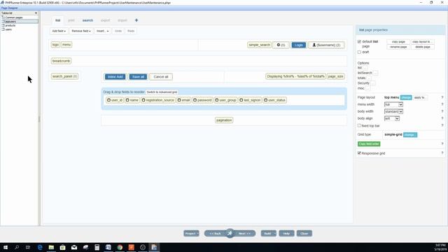 PHP Runner V10.1 User Registration and Maintenance смотреть онлайн