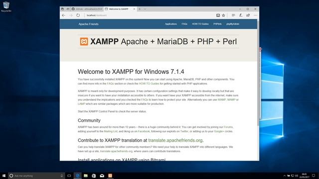 Installing Damn Vulnerable Web Application (DVWA) on Windows 10 смотреть онлайн