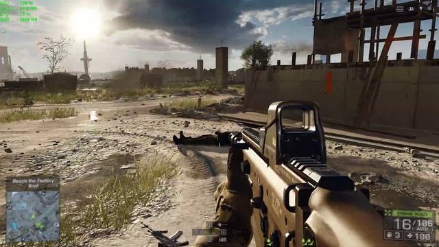 Battlefield 4 R9 380 Nitro смотреть онлайн