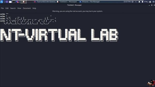 How to Add ASCII Text Banners in Kali linux Terminal смотреть онлайн