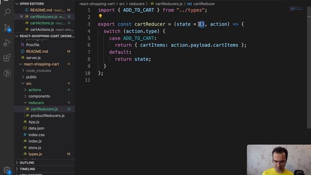 React Tutorial - Part 13 - Shopping Cart By React & Redux | Add Redux To Cart смотреть онлайн