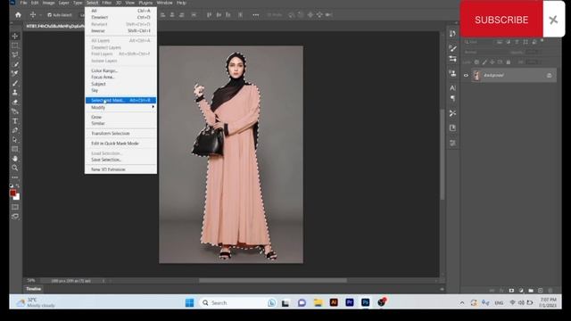 Easy way To remove backgeound an image | adobe photoshop | 2023 смотреть онлайн