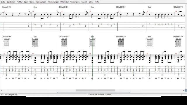 America - A Horses with no Name - Tabs смотреть онлайн