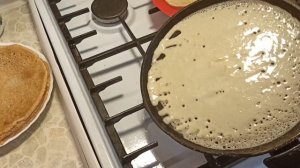 #Диабет и #ПП. Моя еда сегодня. Блины из муки зелёной гречки???