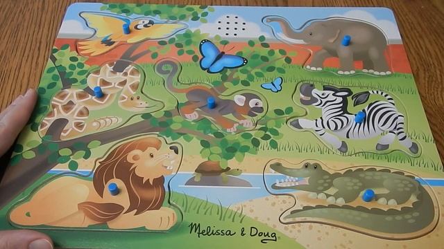 Melissa and Doug Sound Puzzles - At the Zoo and On the Farm смотреть онлайн