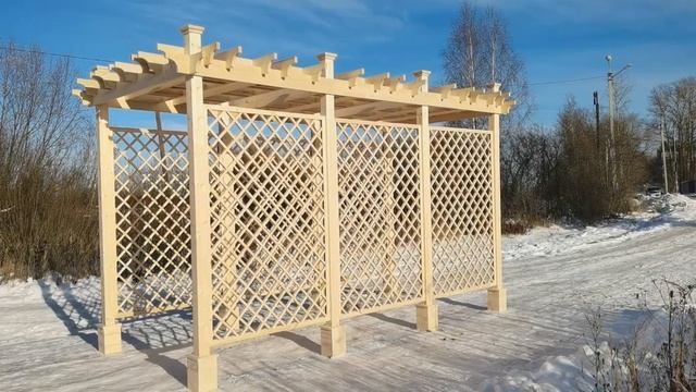 Пергола проходная садовая смотреть онлайн