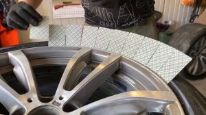 Убираем бордюрку│Красим БАЛЛОНЧИКОМ│Ремонт ДИСКОВ в гараже