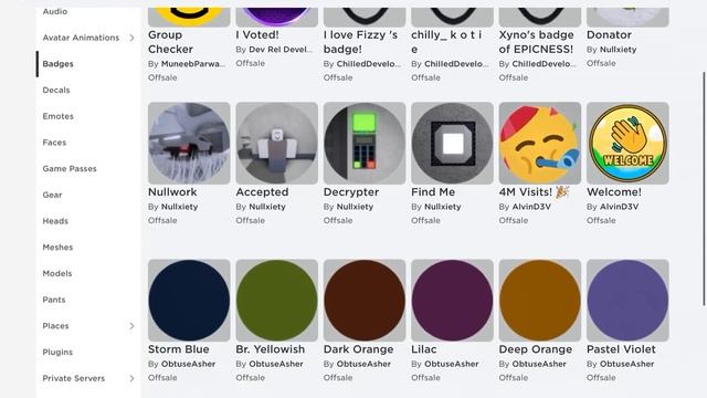 New Roblox Glitch (Inventory Badge Pages) смотреть онлайн