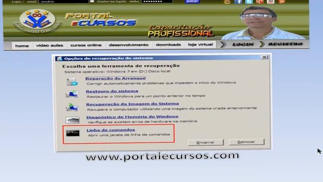 Manutenção de Computador - Dica 21 - Como REPARAR o WINDOWS 7 com o CD de reparação. смотреть онлайн