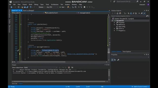 How to create virus encoder on C# Part 2 / Как написать вирус шифровальщик на C# часть 2 смотреть онлайн