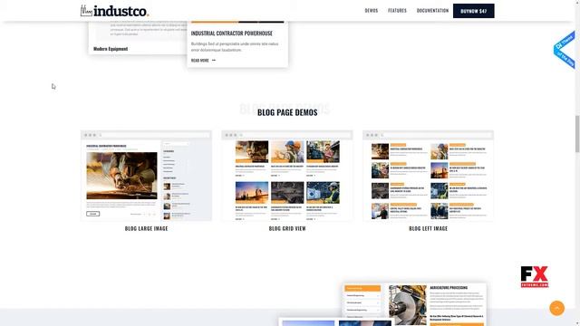 IndustCO Industry and Factory WordPress Theme Wilt Terell смотреть онлайн