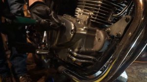 Honda CB400SS. Замена масла