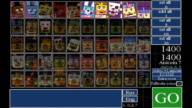 FNAF Ultimate custom night + Minecraft смотреть онлайн