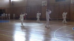 1й комплекс дунъюэ тайцзицюань с мечом: группа А. Мурашовой, показательные выступления