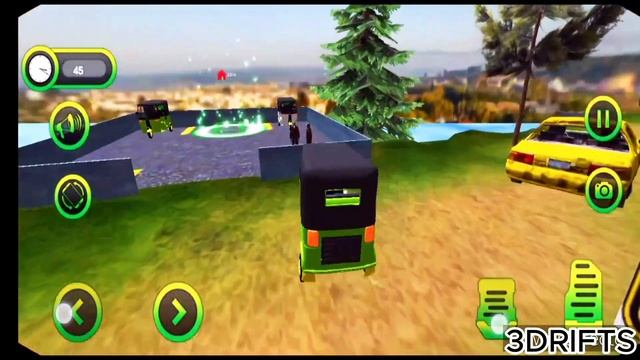 offroad tuk tuk auto rickshaw simulator 3D _ rickshaw game 2023 || 3Drifts смотреть онлайн