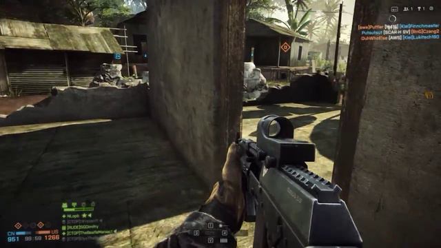 Battlefield 4 | malfuntioning AK-12 glitch gets me a kill. смотреть онлайн
