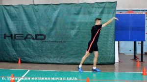 МЕТАНИЕ МЯЧА С МЕСТА НА ДАЛЬНОСТЬ. 3-4  КЛАССЫ