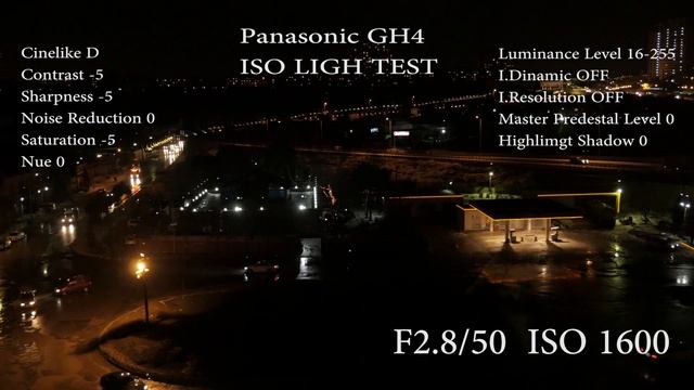 Panasonic LUMIX DMC-GH4 4K ISO Test смотреть онлайн
