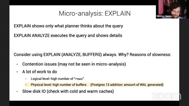 Seamless SQL optimization - Nikolay Samokhvalov: PGCon 2020 смотреть онлайн