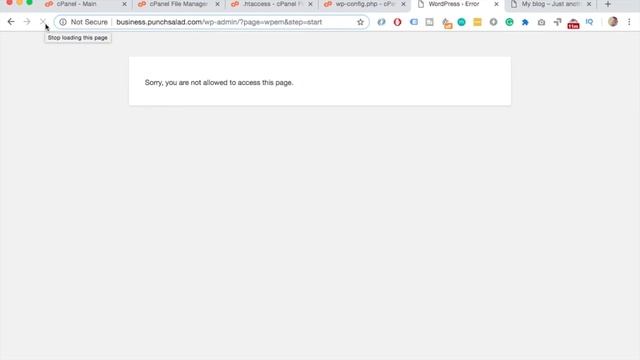 5 ways to fix: Sorry you are not allowed to access this page in WordPress (wp-admin error) смотреть онлайн