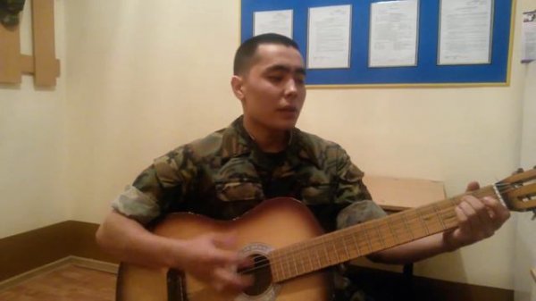 Песня под гитару солдата