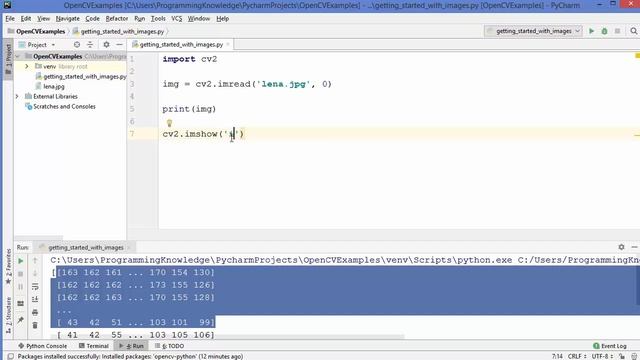 How to Install OpenCV on PyCharm IDE | OpenCV Installation With PyCharm on Windows 10 смотреть онлайн