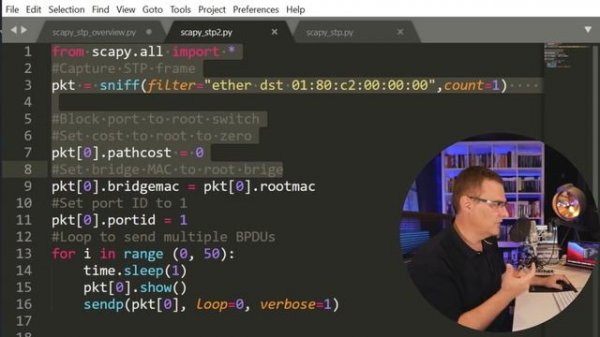 Python Network Hacking with Kali Linux and Scapy = attack one! ?