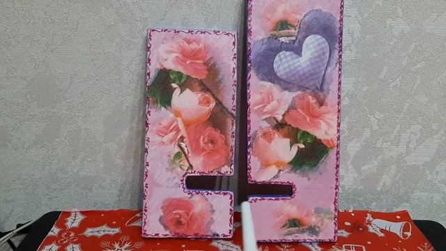 Подставка для смартфона (Декупаж) смотреть онлайн