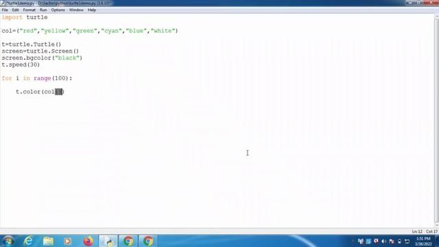 How To Make Random Colours of Star in Python||By Ms смотреть онлайн