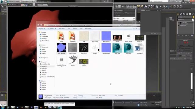 Normals and AO Maps for Characters from High Poly Sculpts in 3DS Max смотреть онлайн