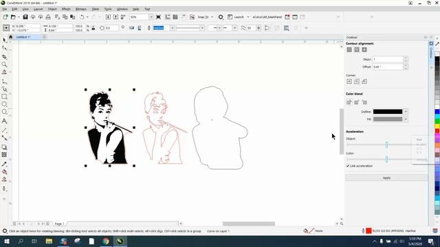 Corel Draw Tips & Tricks Contour around this смотреть онлайн