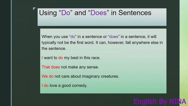 Understanding 'Do' and 'Does' in English Grammar!!! смотреть онлайн