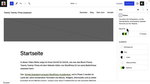 04. Stile - die Website gestalten - Twenty Twenty-Three und der Website-Editor von WordPress 6.2 смотреть онлайн