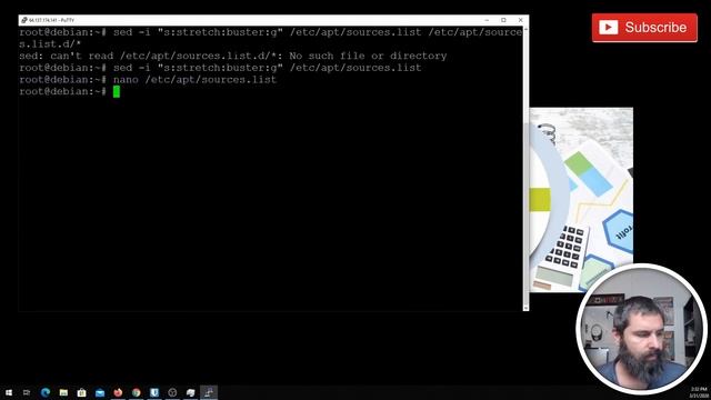 Upgrading Debian 9 Stretch to Debian 10 Buster смотреть онлайн