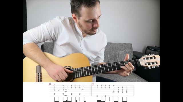 Somewhere I Belong (Linkin Park) Fingerstyle Guitar Cover + TAB смотреть онлайн