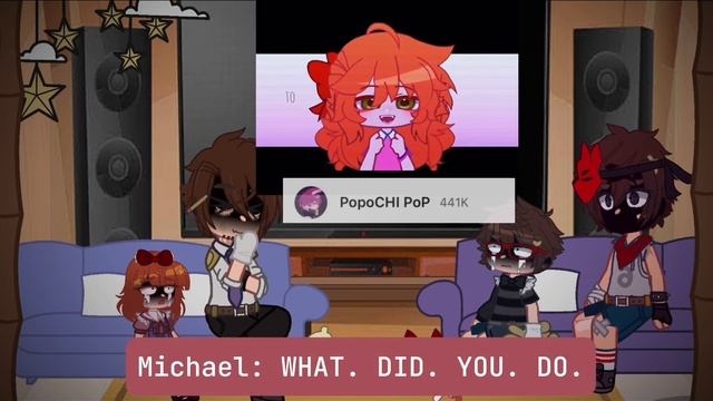 Past Aftons React to Future - Pt. 1 ||Elizabeth|| FIRST REACTION VIDEO. смотреть онлайн