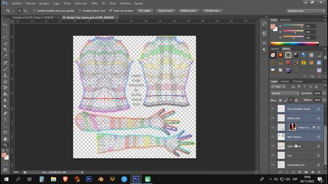 Como Crear Tatuajes Para Second Life PARTE 01 (Photoshop Portable CS6) смотреть онлайн